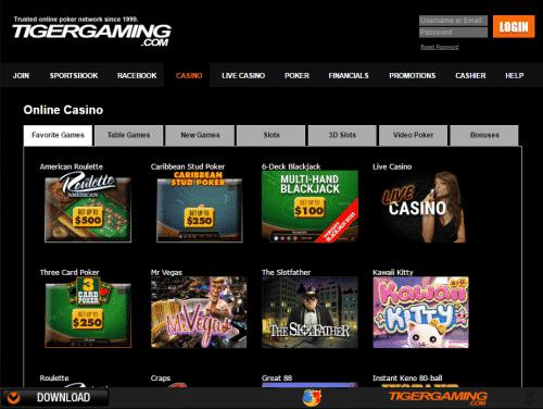 TigerGamingCasino Bonus