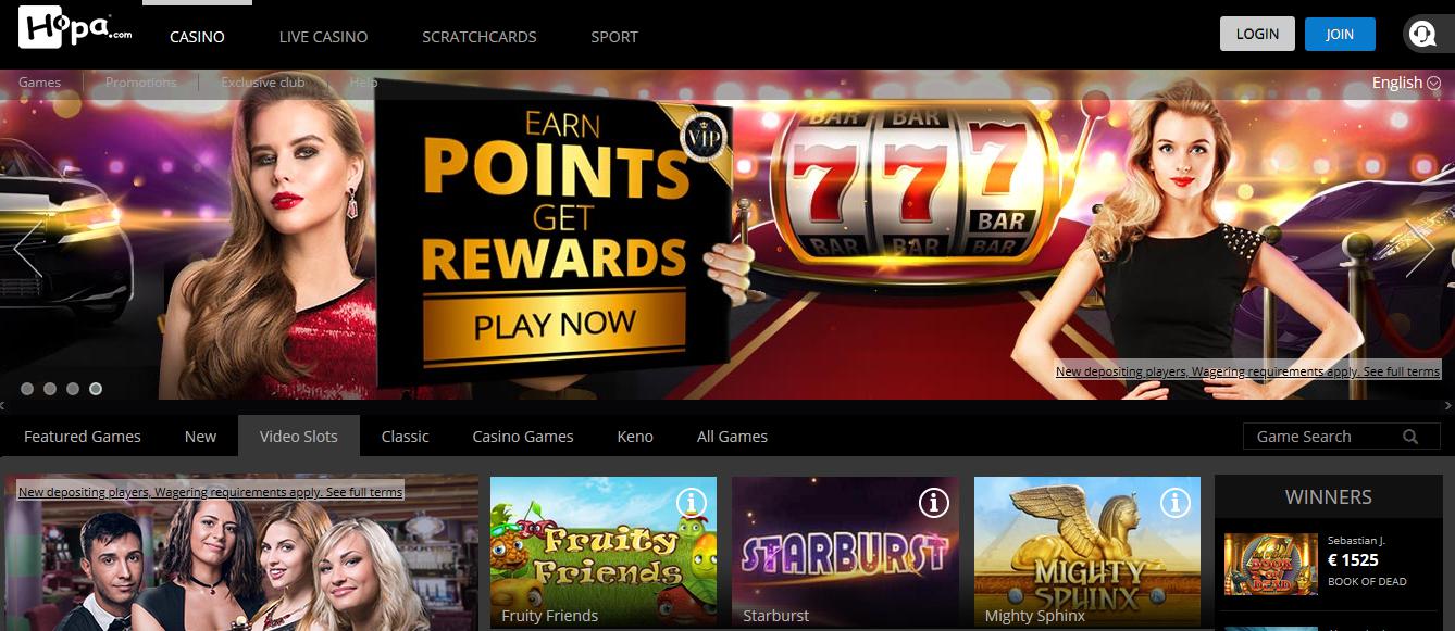Hopa Casino Bonus, Hopa Online Casino 