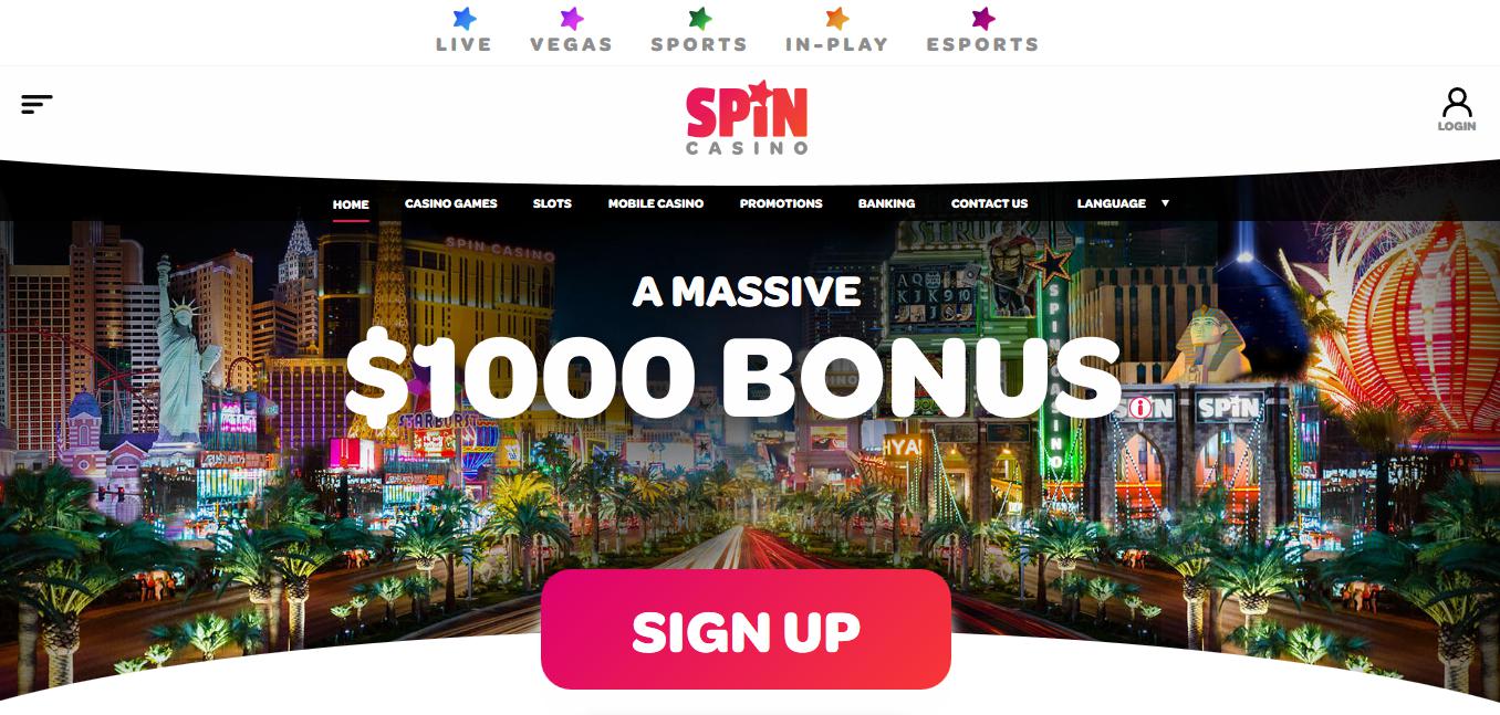 Spin Online Casino Games, Spin Casino Games