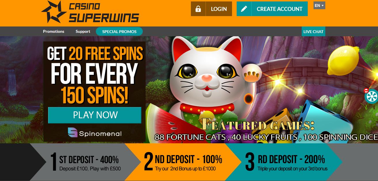 SuperWIns Casino Review