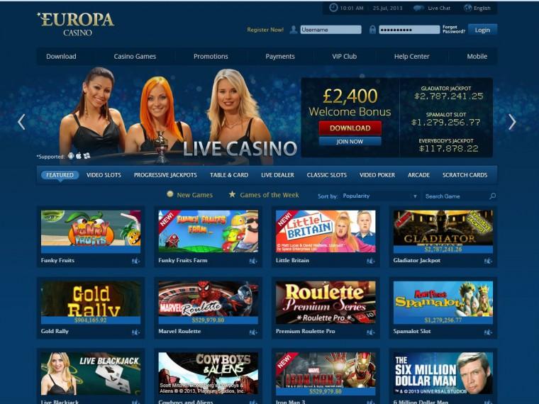 Europa Online Casino Download, Europa Casino Download,