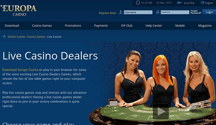 Europa Online Casino Website, Europa Casino Website,
